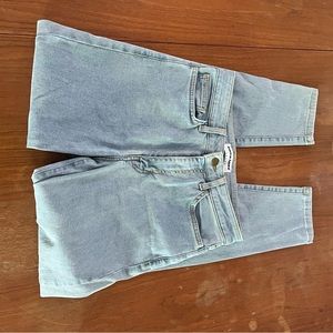 American Apparel women’s Jeans Made in USA size 29” skinny leg Light Denim